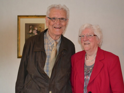 Jan en Rie Vreugdenhil uit Emmen zijn zestig jaar getrouwd. Foto: Paul Abraham